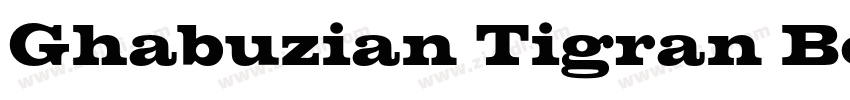 Ghabuzian Tigran Bol字体转换